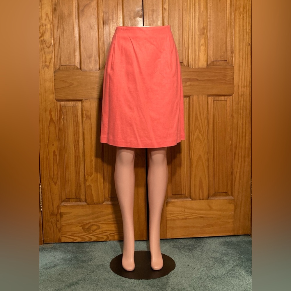 EUC Laura Scott Vintage 90s Lined Skirt Midi Lined Career Dress Pink Size 18
